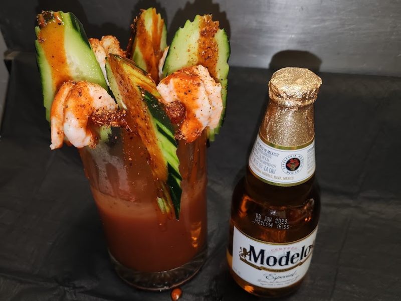 Mariscos Playa Escondida food